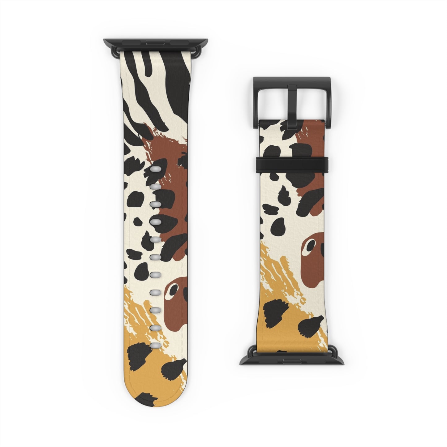 Wildlife Print Watch Band - Trendy and Stylish Accessory for Animal Lovers