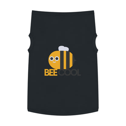 Bee Cool Pet Tank Top — Cute Yellow Bee Dog Shirt