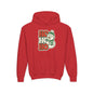 Youth kids Christmas Hoodie - 'HO HO HO' Snowman Holiday Sweatshirt