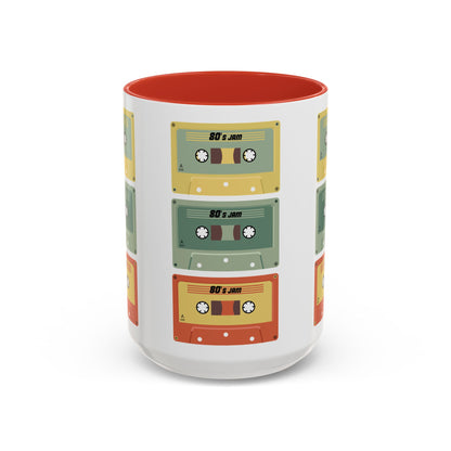 Retro Cassette Tape Coffee Mug – 80s & 90s Vintage Music Accent Mug