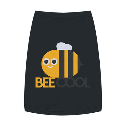 Bee Cool Pet Tank Top — Cute Yellow Bee Dog Shirt