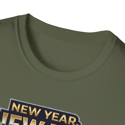 New Year 2026 T-Shirt – "New Year, New Era" Champagne & Fireworks Celebration Tee