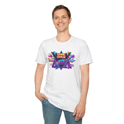 Retro 'Game Over' Graphic T-Shirt — 80s Arcade Gamer Tee