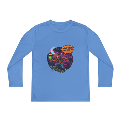 Youth boys Long Sleeve Graphic Tee, Fun Kids Shirt, Halloween Costume Top, Creative Gift for Boys, Unique Kids Fashion