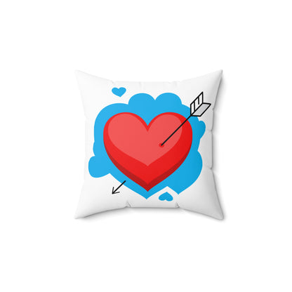 Valentine Heart Arrow Decorative Pillow - Cute Love Throw Cushion (free shipping)