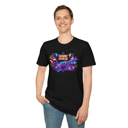 Retro 'Game Over' Graphic T-Shirt — 80s Arcade Gamer Tee
