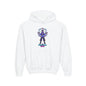 Youth Hoodie — Neon k-Pops Gamer Girl Graphic “Pixel Pal” Streetwear