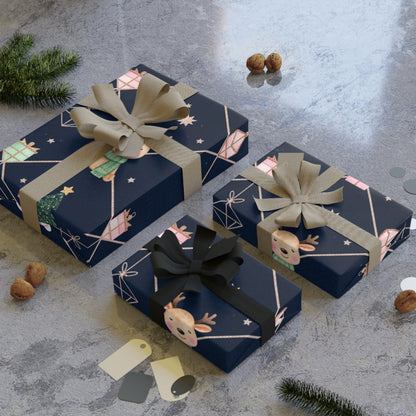 Festive Gift Wrapping Paper Roll for Holidays