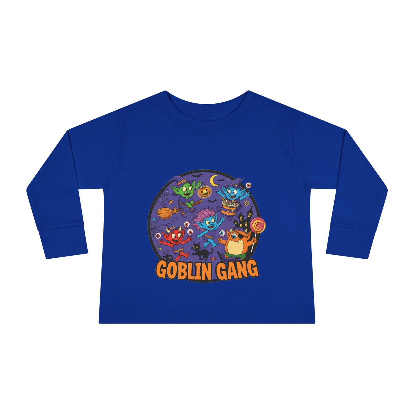 Goblin Gang Toddler Long Sleeve Tee - Fun Kids Shirt, Halloween Outfit, Birthday Gift, Playtime Apparel, Cute Toddler Fashion