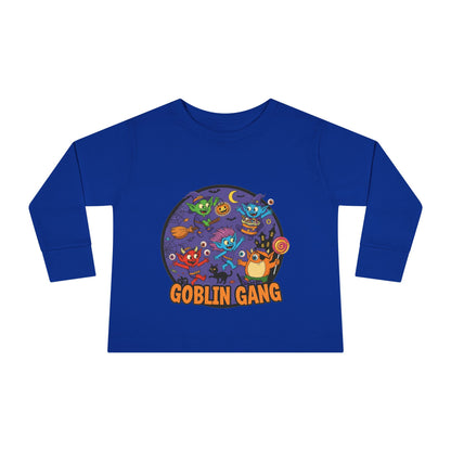 Goblin Gang Toddler Long Sleeve Tee - Fun Kids Shirt, Halloween Outfit, Birthday Gift, Playtime Apparel, Cute Toddler Fashion