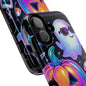 Spooky Halloween Phone Case, Tough Magnetic Cases, Cat & Pumpkin Design, Fall Decor, Unique Gifts for Her