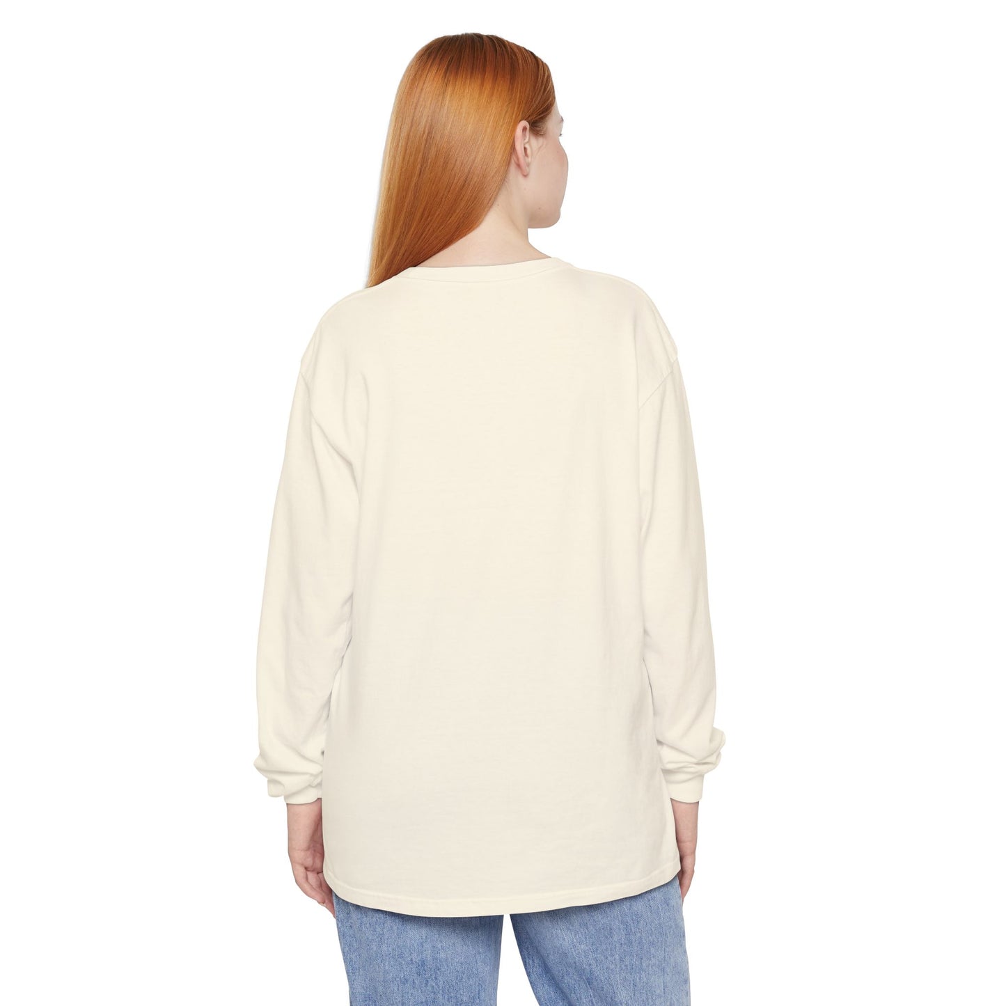 Women’s Cozy ivory Long Sleeve T-Shirt - Perfect for Fall Comfort