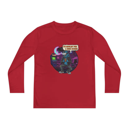 Youth Graphic Long Sleeve Tee - Cool Gamer Vibe, Perfect for Gaming Events, Birthdays, Holidays, Casual Wear, Gift Idea