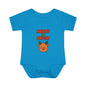 Merry & Bright Baby Bodysuit - Cute Reindeer Christmas Infant Onesie