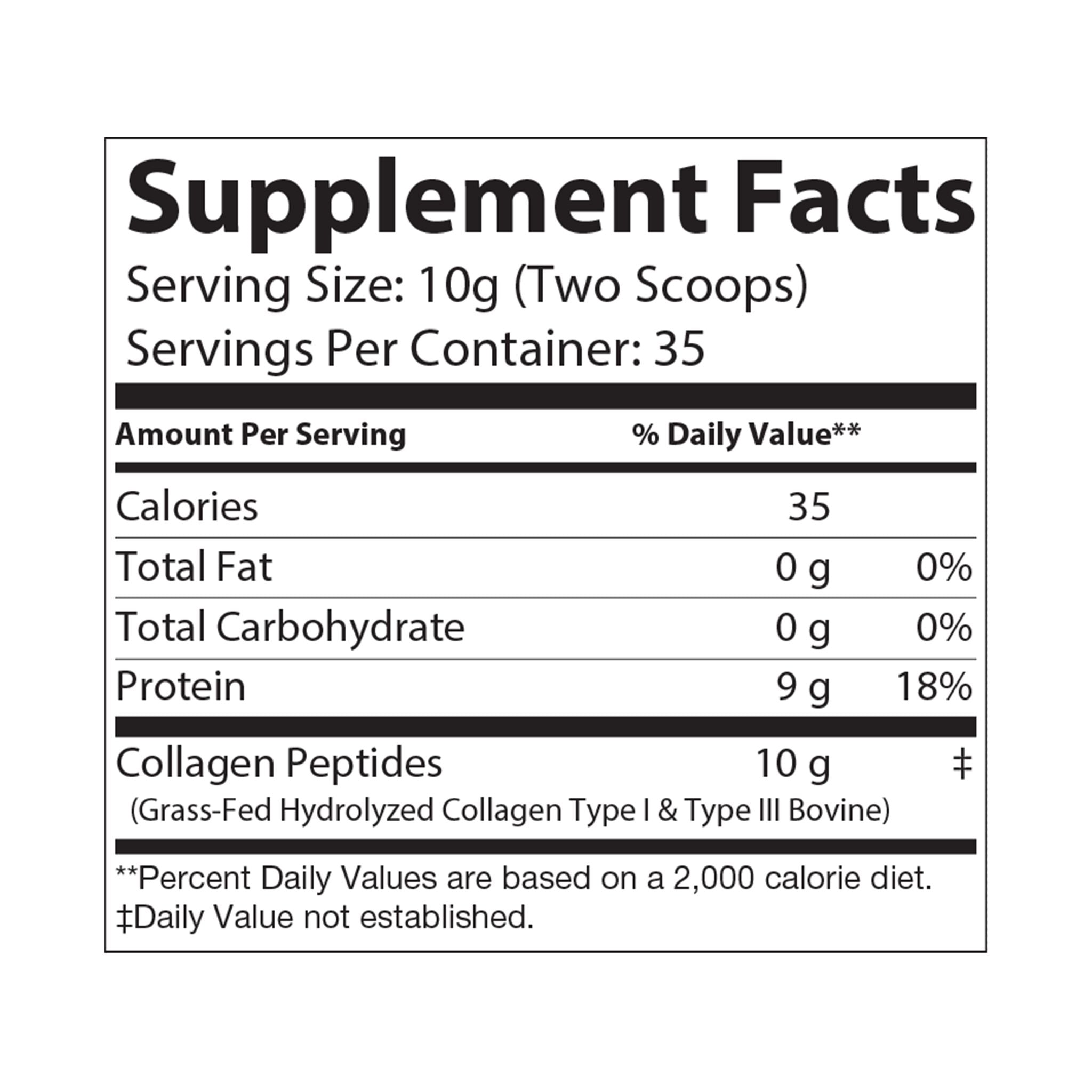 Base Camp Bloom Collagen Peptides Type I & III Supplement (350g, 12.3oz)