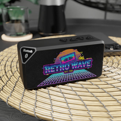 Retro 80’s Wave Bluetooth Speaker — Pixel Cassette Design