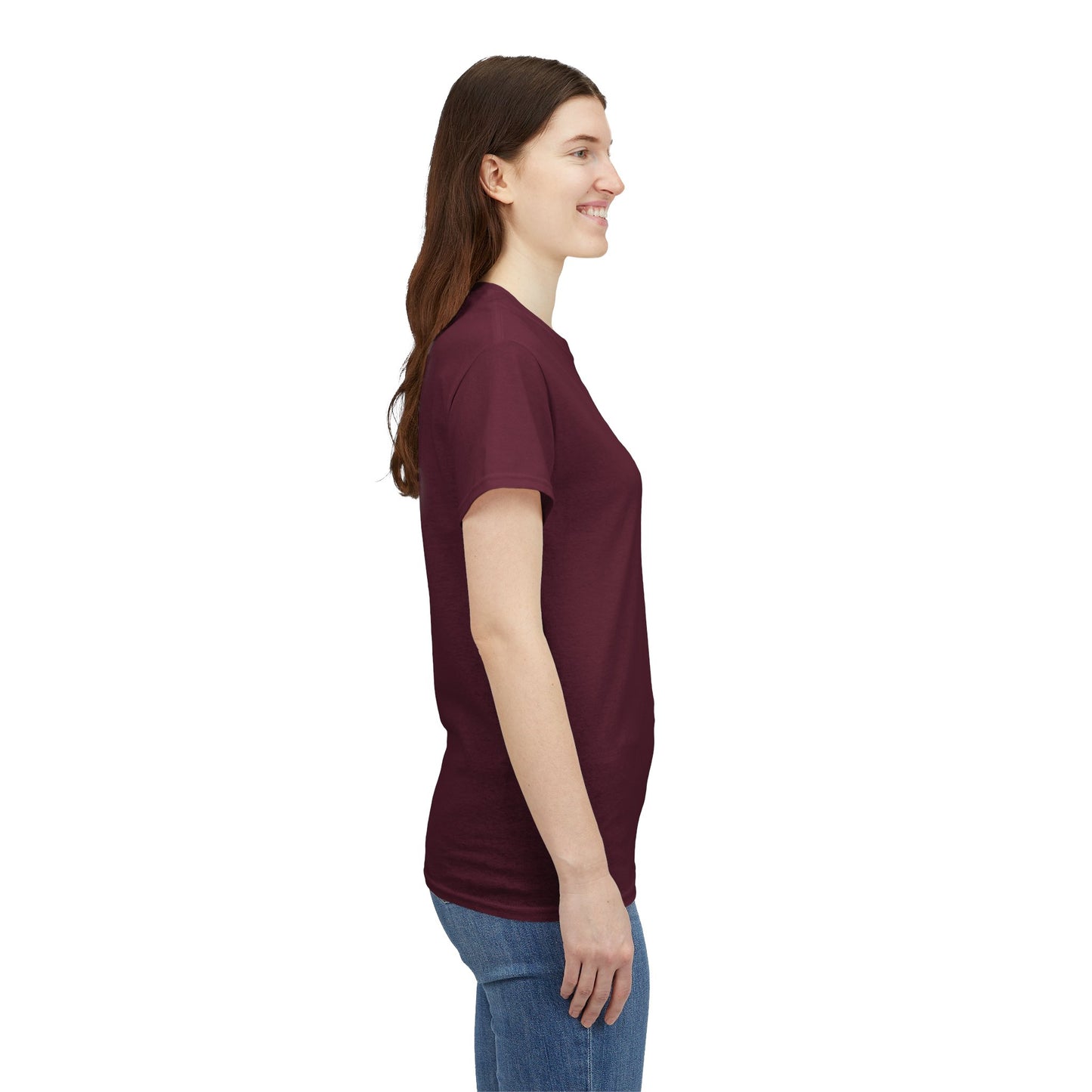 Women’s Casual maroon Heavy Cotton Tee - Perfect for Everyday Comfort