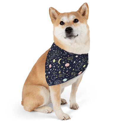 Celestial Pet Bandana Collar for Stylish Dogs
