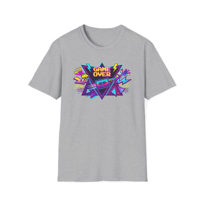 Retro 'Game Over' Graphic T-Shirt — 80s Arcade Gamer Tee