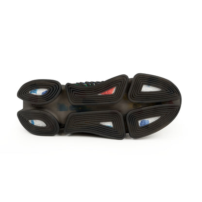 Men's Mesh Sneakers — Geometric Abstract Pattern Athletic Shoes (free shipping)