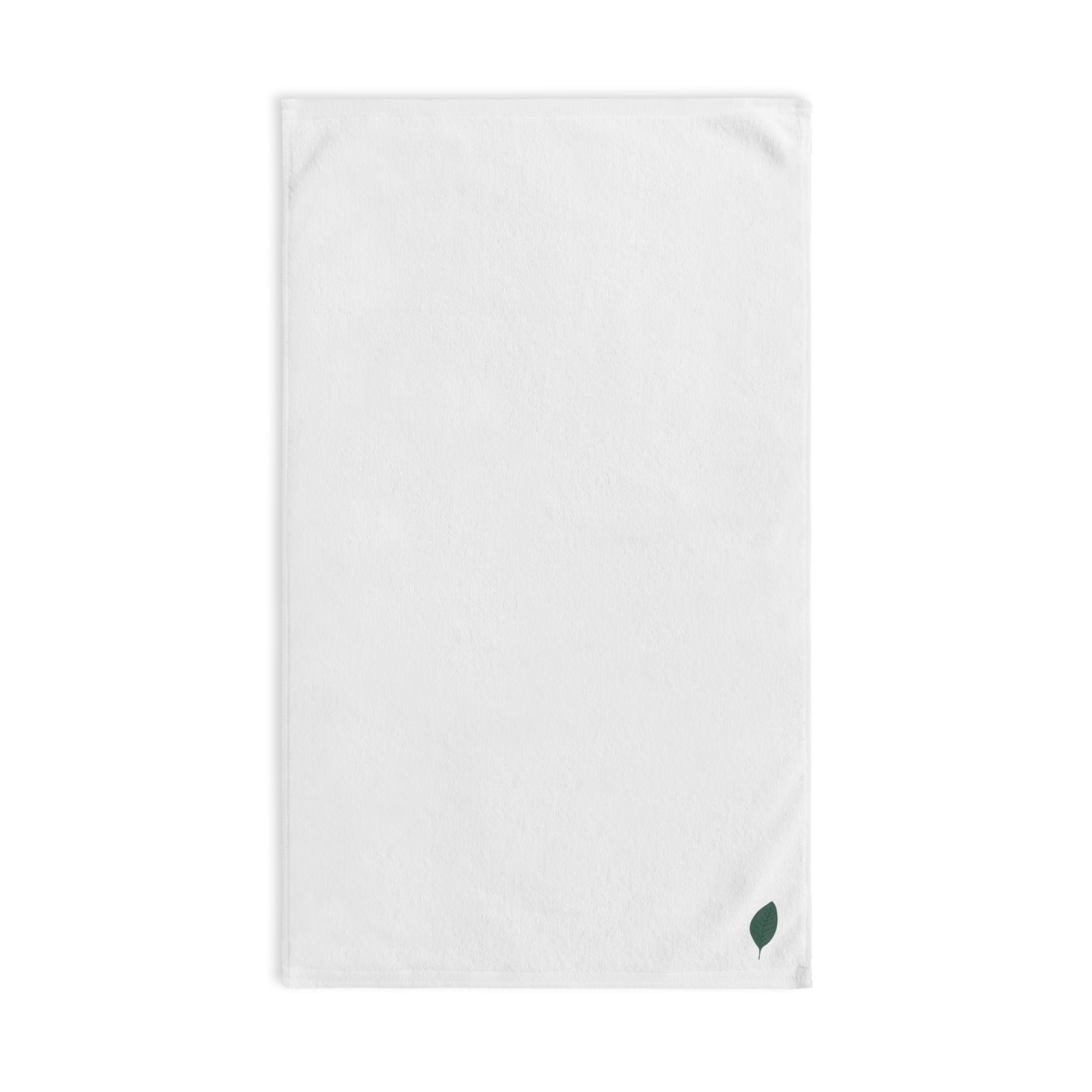 Minimalist Cotton Hand Towel, Elegant Bathroom Decor, Reusable Kitchen Towel, Housewarming Gift, Unique Leaf Design