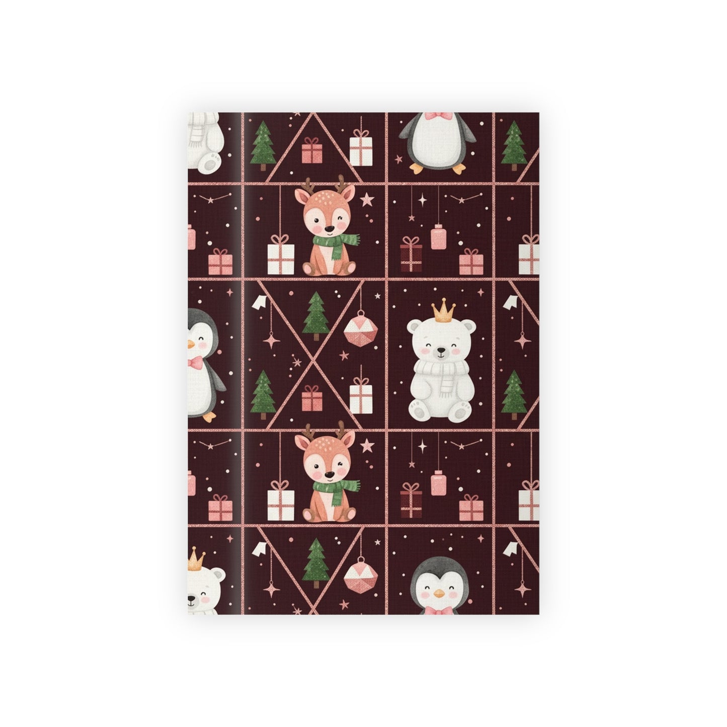 Festive Animal Gift Wrapping Paper Roll - Christmas & Holiday Design