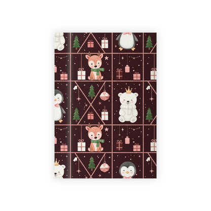 Festive Animal Gift Wrapping Paper Roll - Christmas & Holiday Design