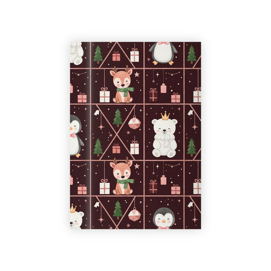 Festive Animal Gift Wrapping Paper Roll - Christmas & Holiday Design