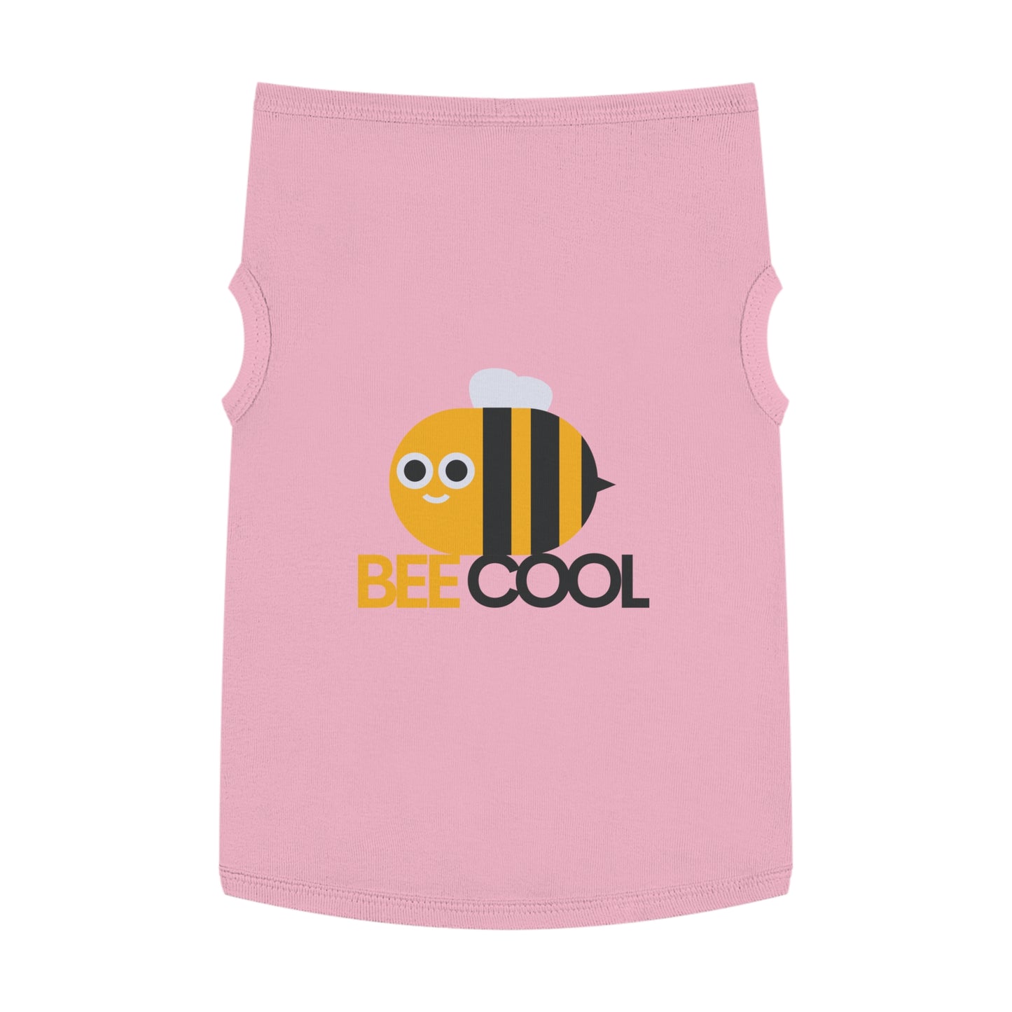 Bee Cool Pet Tank Top — Cute Yellow Bee Dog Shirt