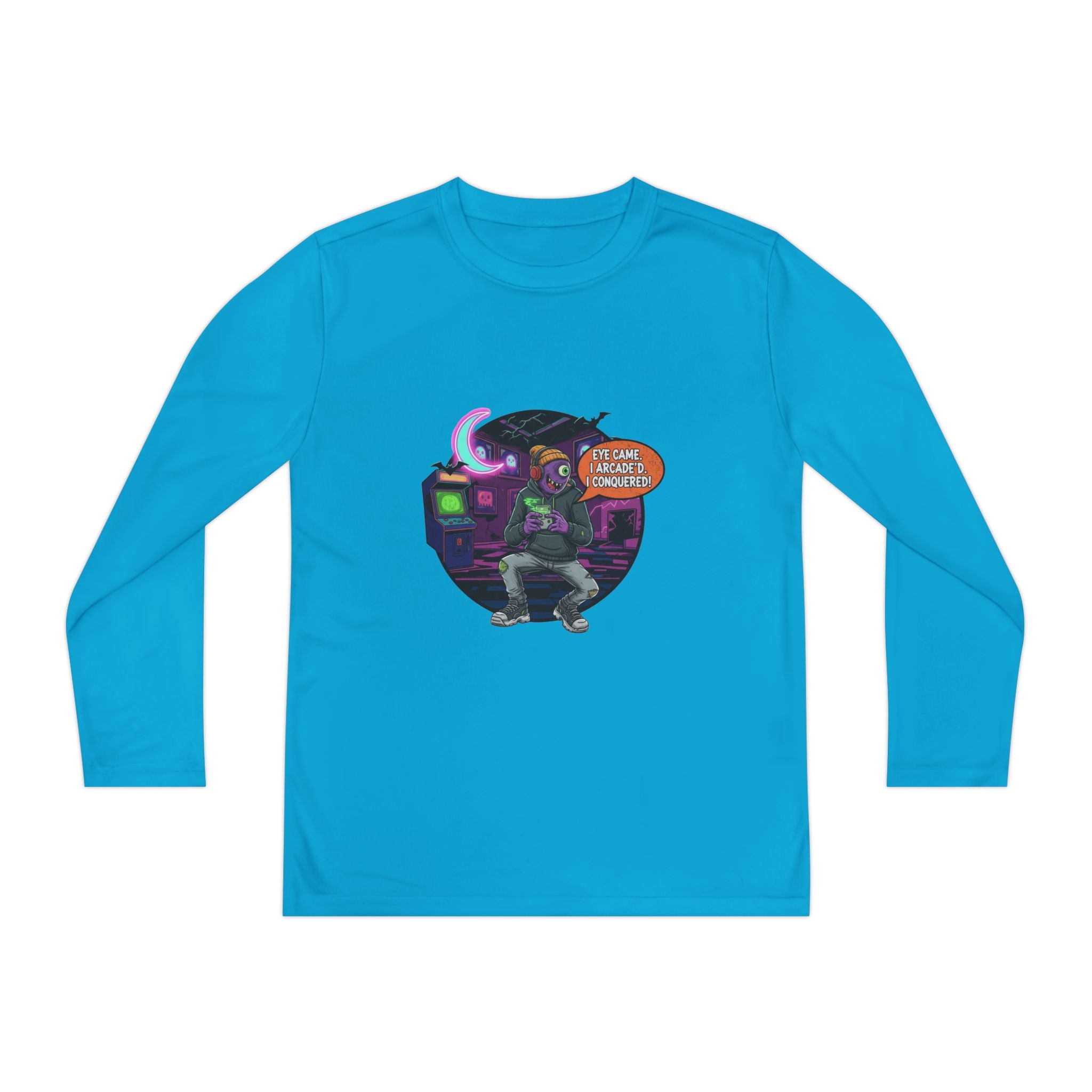 Youth Gamer Long Sleeve Tee, Retro Gaming Gift, Unisex Shirt, Video Game Apparel, Cute Gamer Top, Everyday Casual Wear