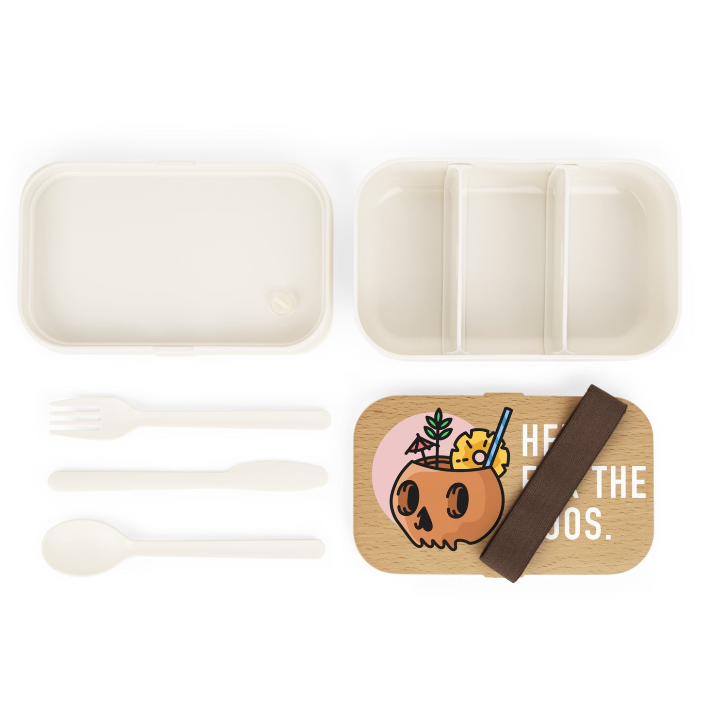Halloween Bento Lunch Box - "Here for the Boos"