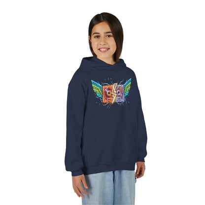 Youth Retro Cassette Wings Hoodie