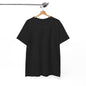 Women’s Casual Black Heavy Cotton Tee - Perfect for Everyday Comfort