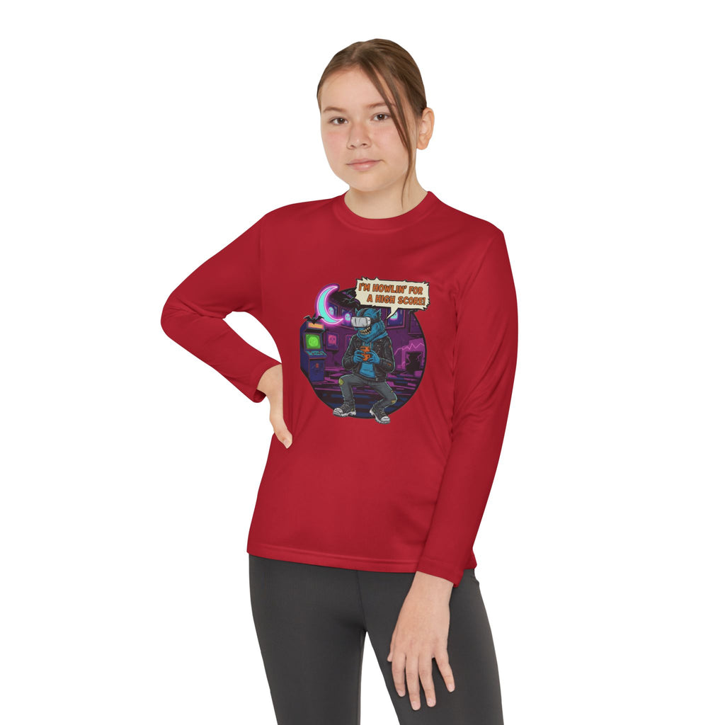 Youth Graphic Long Sleeve Tee - Cool Gamer Vibe, Perfect for Gaming Events, Birthdays, Holidays, Casual Wear, Gift Idea