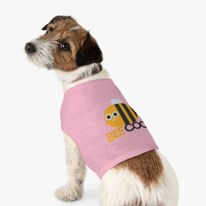 Bee Cool Pet Tank Top — Cute Yellow Bee Dog Shirt