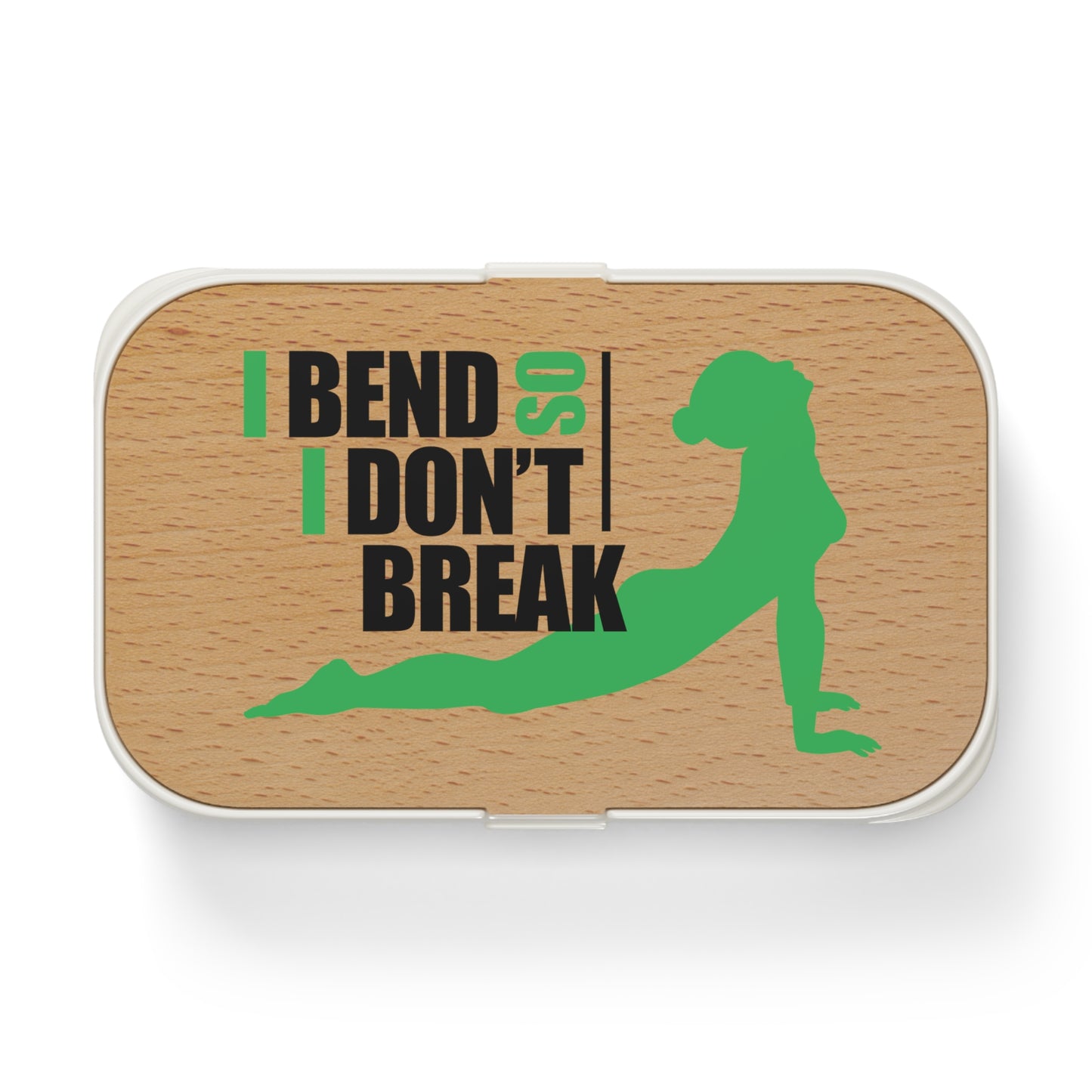 Yoga Bento Lunch Box - "I Bend, Don't Break"