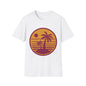 Retro Palm Sunset T-Shirt — Vintage Beach Palm Tree Tee