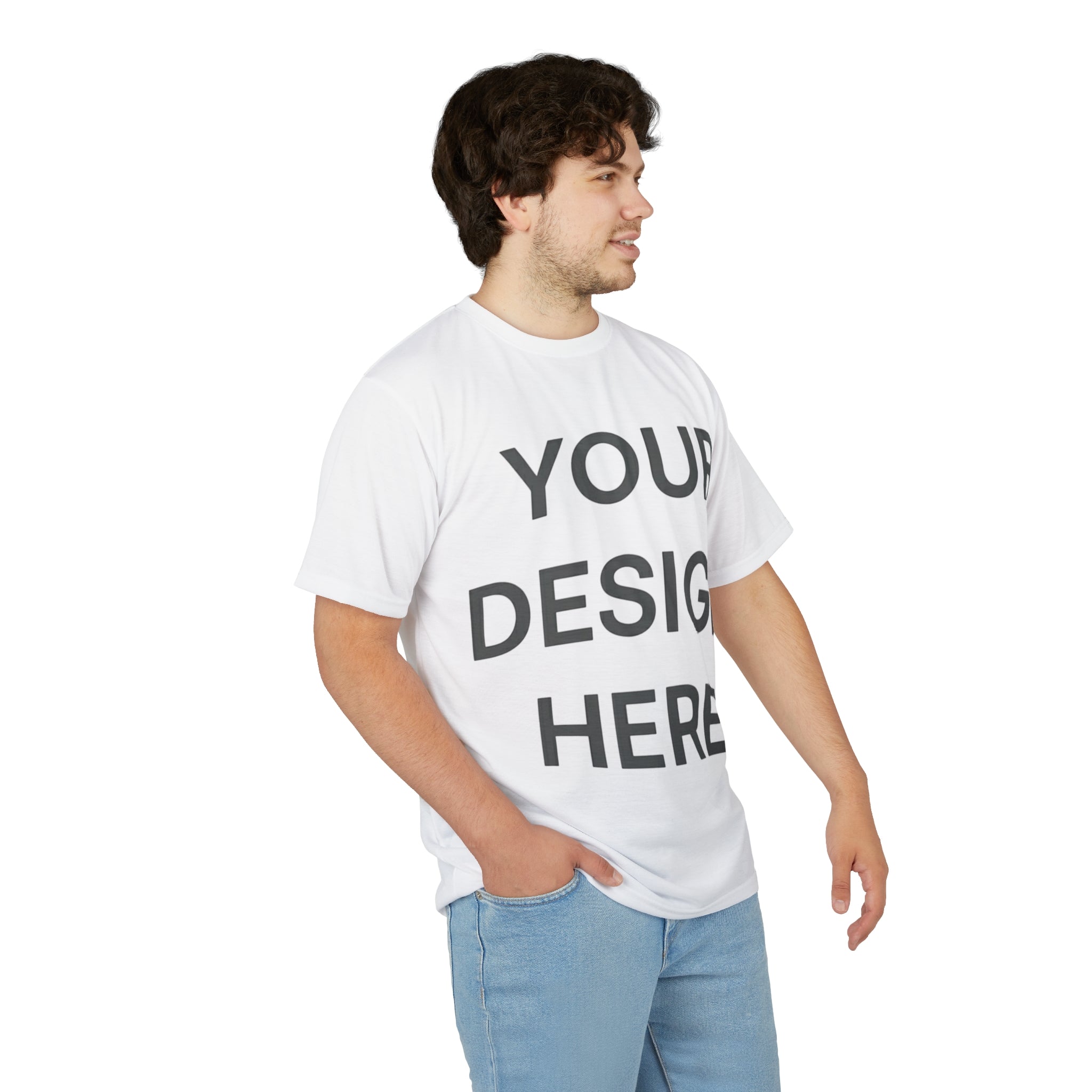 “Design Your Own” Collection -Stylish Unisex Cut & Sew Tee - Customizable Graphic Tee for All Occasions, Perfect Gift, Soft Cotton T-Shirt, Trendy Fashion Staple