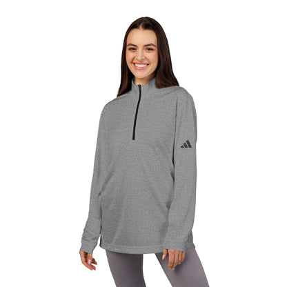 Embroidered Quarter-Zip Pullover — adidas® Performance Top