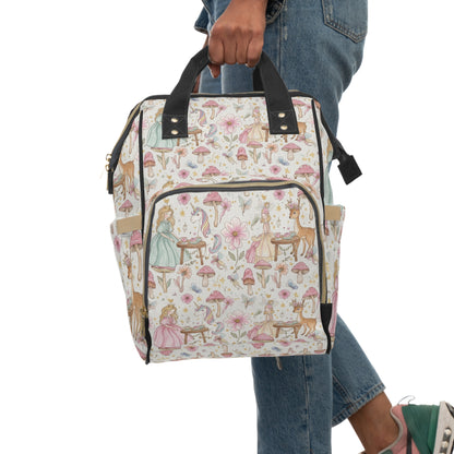 Boho - Unicorn Fairy Garden Diaper Backpack — Multifunctional Baby Changing Bag