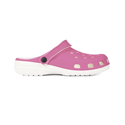 Pink EVA Foam Clogs — Lightweight Water-Resistant Garden & Beach Shoes