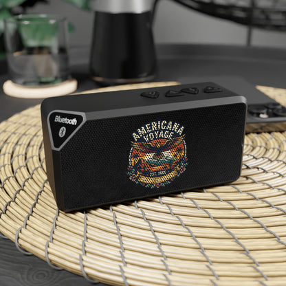 Bluetooth Speaker — "American Vintage" Skull Graphic Portable Speaker