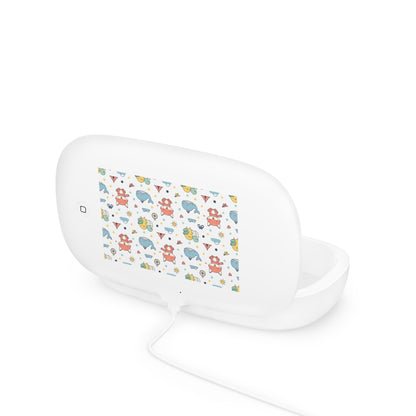 UV Phone Sanitizer & Wireless Charger — Cute Sea Creatures Pattern (free shipping)