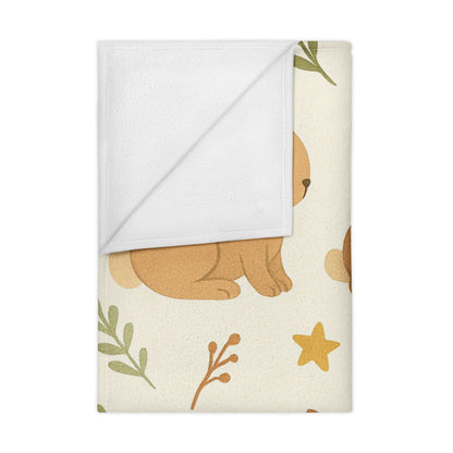 Cozy baby Blanket with Adorable Animals Design