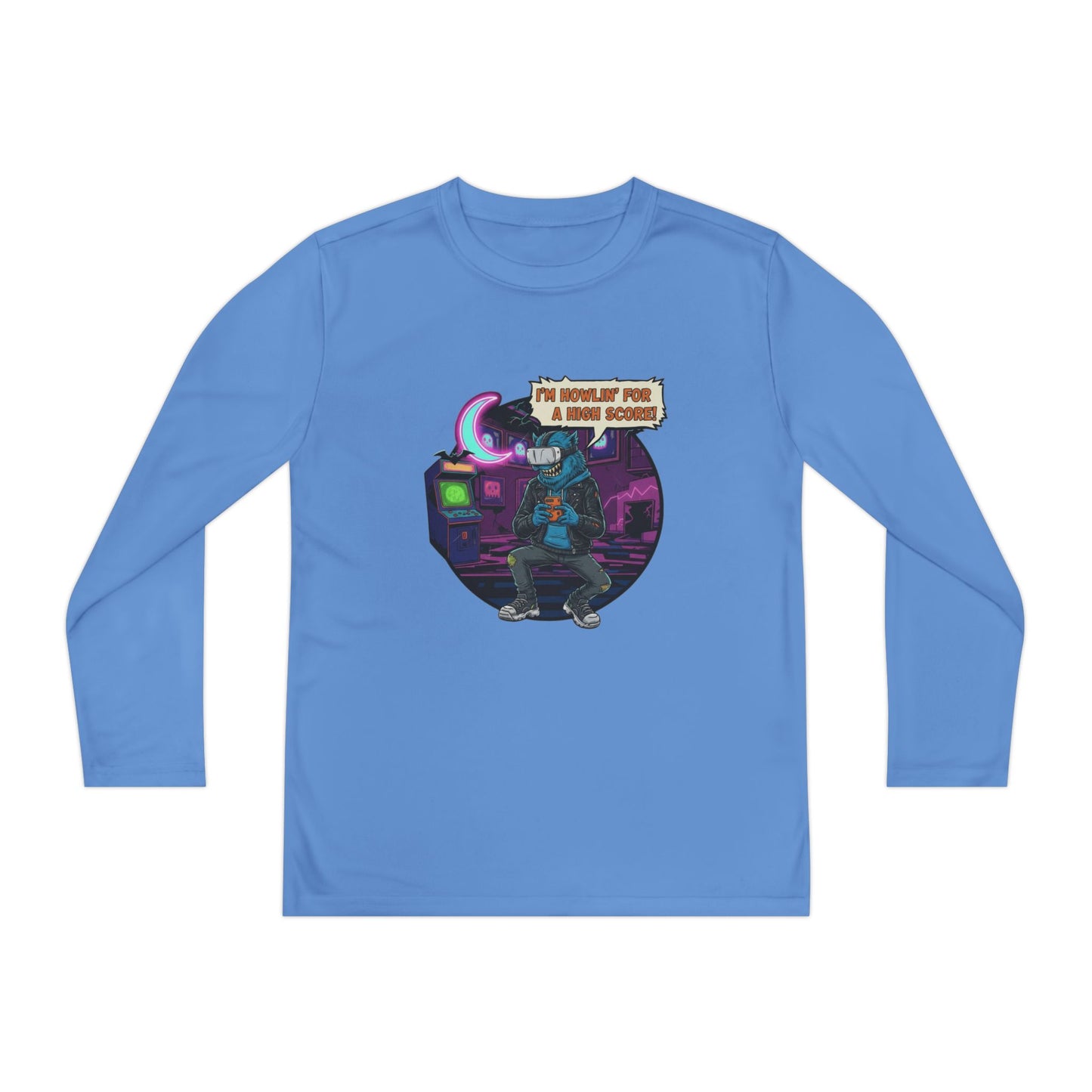 Youth Graphic Long Sleeve Tee - Cool Gamer Vibe, Perfect for Gaming Events, Birthdays, Holidays, Casual Wear, Gift Idea