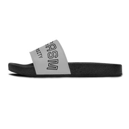 “Sarcasm university” gray color Women's Slide Sandals