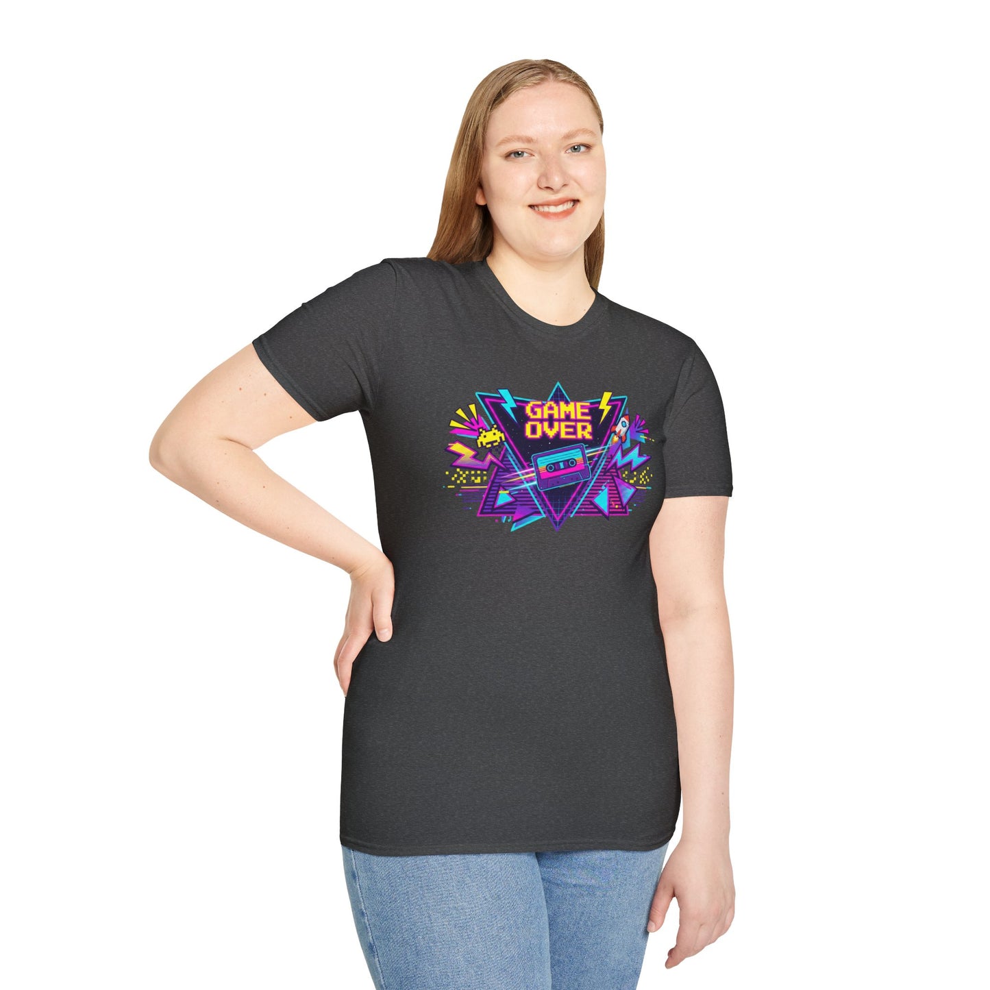 Retro 'Game Over' Graphic T-Shirt — 80s Arcade Gamer Tee