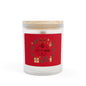 Let It Snow holiday candle collection, Frosted Glass Candle — 11oz Holiday Scented Candle
