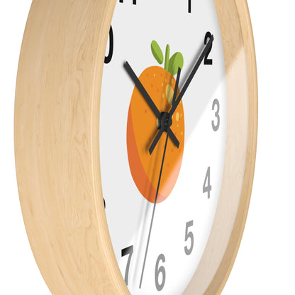 Cute Orange Fruit Wall Clock – Perfect for Kitchen Decor and Gift Ideas
