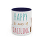 Happy and Dazzling Smoking Cat Coffee Mug — Cute Ginger Cat Accent Mug (11/15oz) (free shipping)